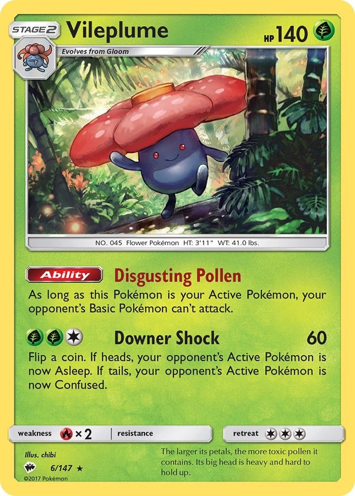 Image for Vileplume (6/147) [SM - Burning Shadows]