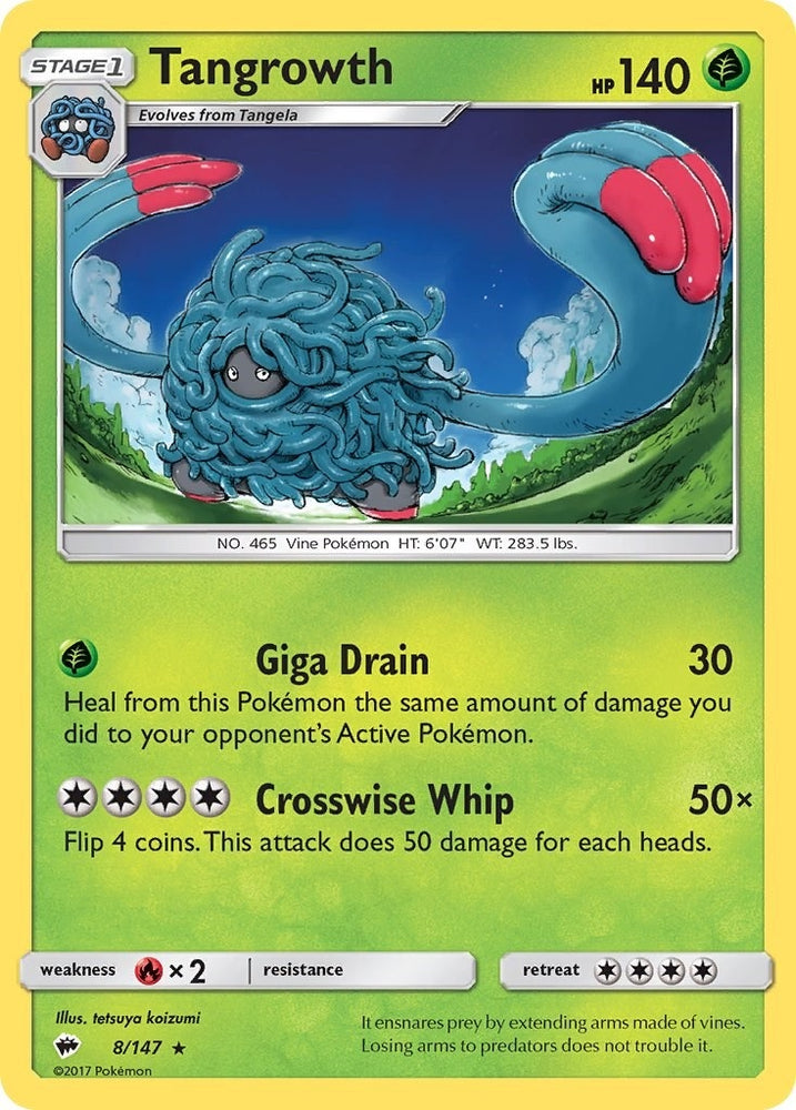 Image for Tangrowth (8/147) [SM - Burning Shadows]