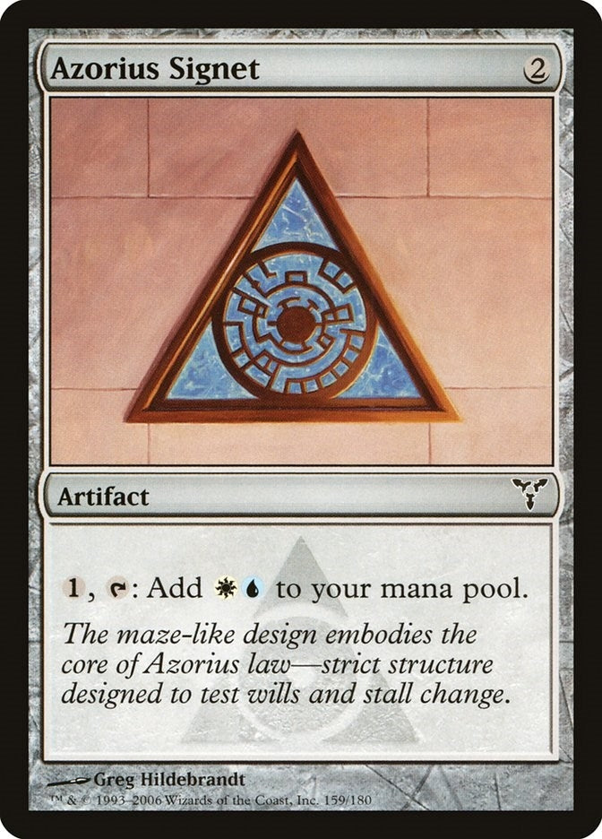 Image for Azorius Signet (159) [Dissension]