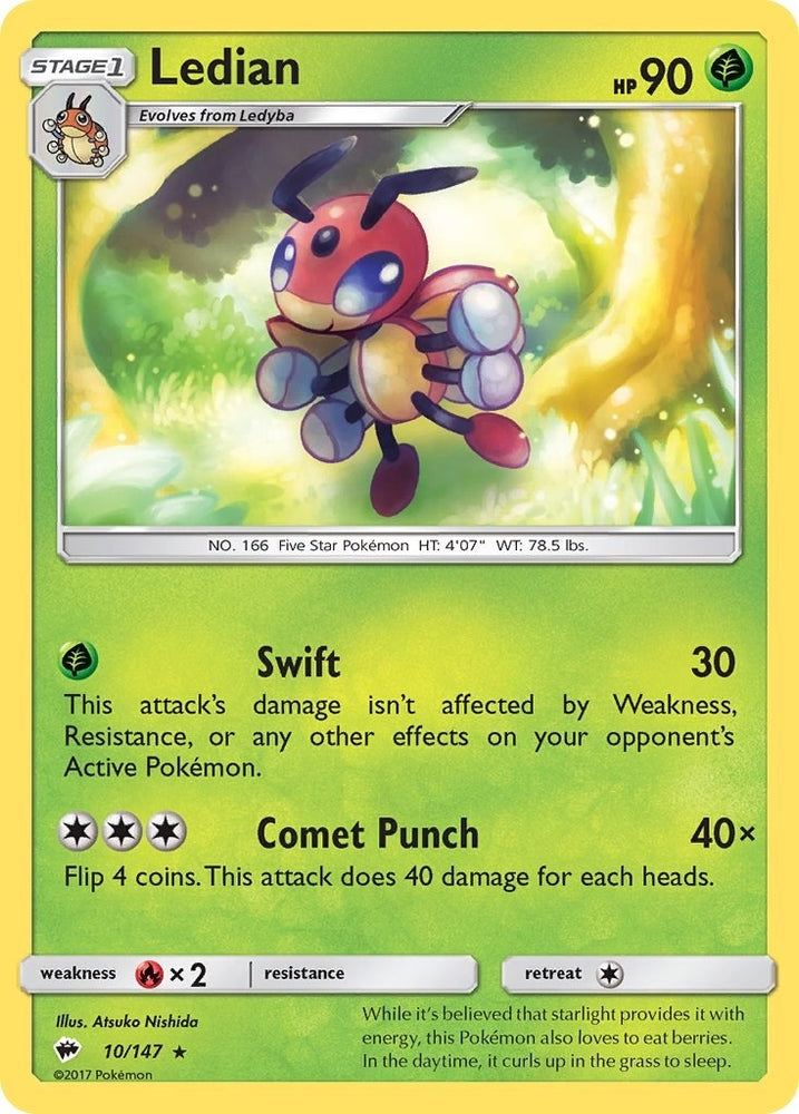 Image for Ledian (10/147) [SM - Burning Shadows]