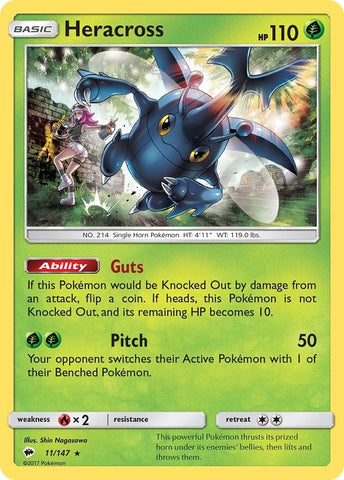Image for Heracross (11/147) [SM - Burning Shadows]