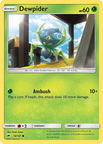 Image for Dewpider (14/147) [SM - Burning Shadows]
