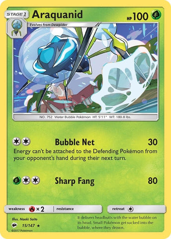 Image for Araquanid (15/147) [SM - Burning Shadows]