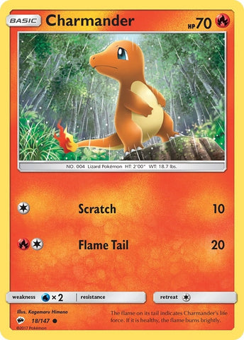 Image for Charmander (18/147) [SM - Burning Shadows]