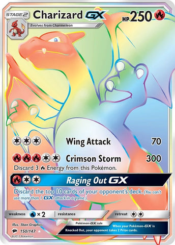 Image for Charizard GX (Secret) (150/147) [SM - Burning Shadows]