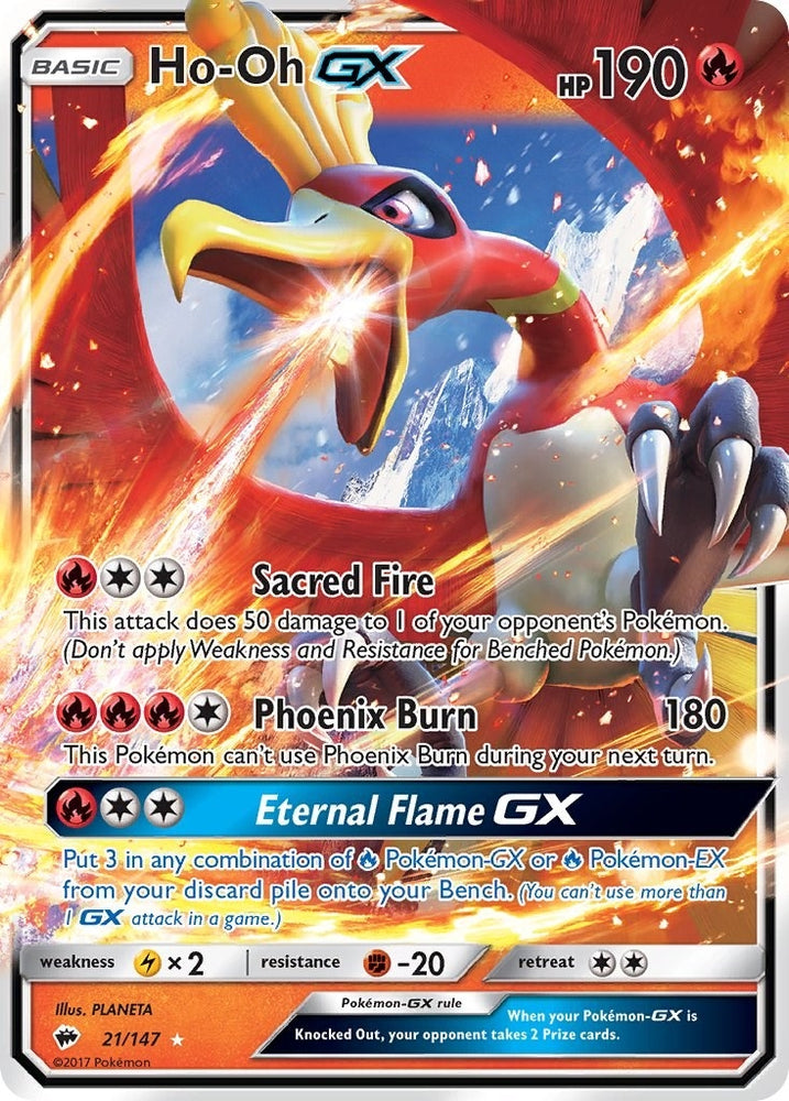 Image for Ho-Oh GX (21/147) [SM - Burning Shadows]