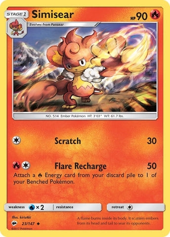 Image for Simisear (23/147) [SM - Burning Shadows]