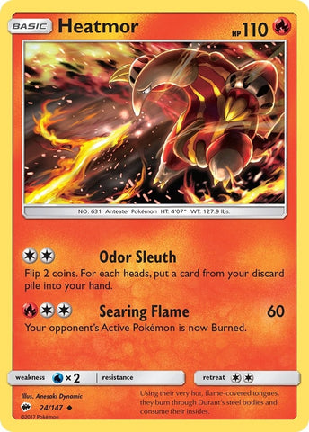 Image for Heatmor (24/147) [SM - Burning Shadows]