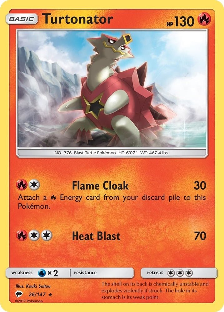 Image for Turtonator (26/147) [SM - Burning Shadows]