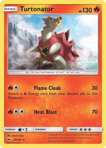 Image for Turtonator (26/147) - Pokemon
