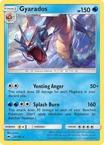 Image for Gyarados (33/147) [SM - Burning Shadows]