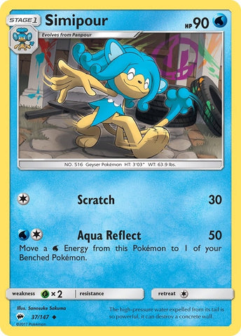 Image for Simipour (37/147) - Pokemon