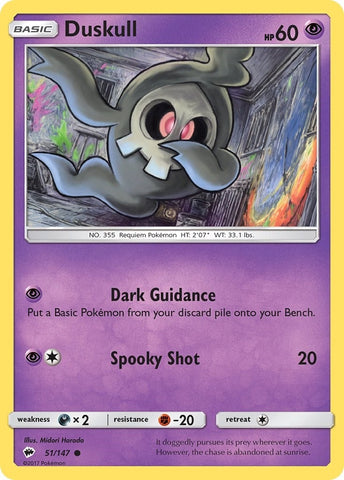Image for Duskull (51/147) [SM - Burning Shadows]
