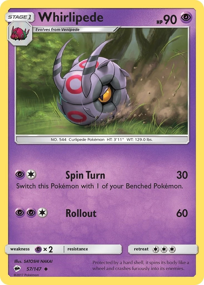 Image for Whirlipede (57/147) [SM - Burning Shadows]