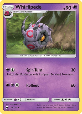Image for Whirlipede (57/147) - Pokemon