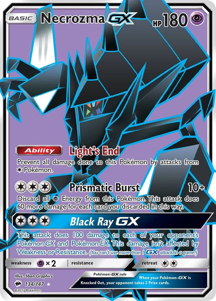 Image for Necrozma GX (Full Art) (134/147) [SM - Burning Shadows]