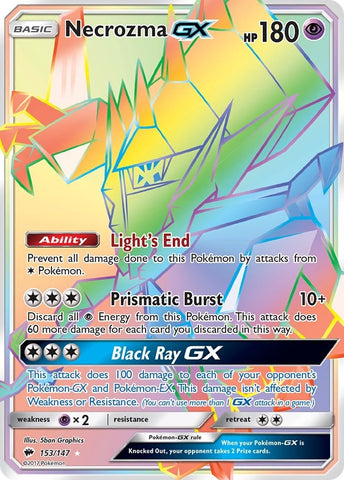 Image for Necrozma GX (Secret) (153/147) [SM - Burning Shadows]