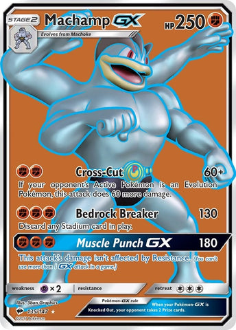 Image for Machamp GX (Full Art) (135/147) [SM - Burning Shadows]