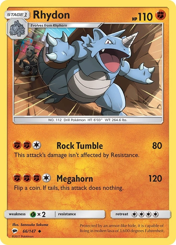 Image for Rhydon (66/147) [SM - Burning Shadows]