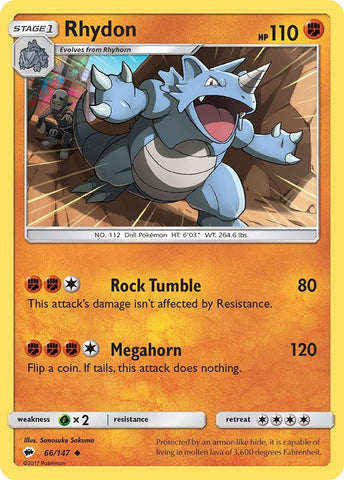Image for Rhydon (66/147) [SM - Burning Shadows]