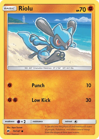 Image for Riolu (70/147) [SM - Burning Shadows]