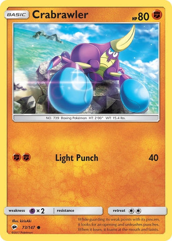 Image for Crabrawler (73/147) [SM - Burning Shadows]