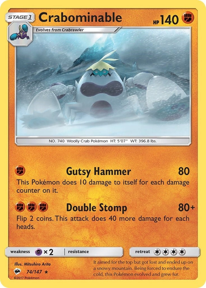 Image for Crabominable (74/147) [SM - Burning Shadows]