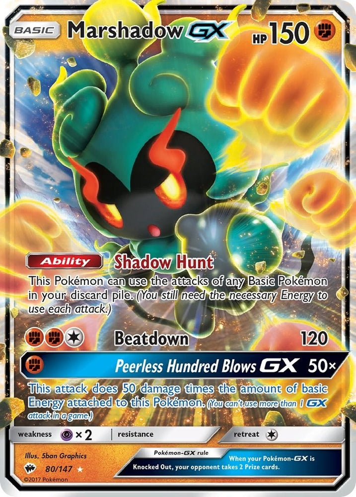 Image for Marshadow GX (80/147) [SM - Burning Shadows]