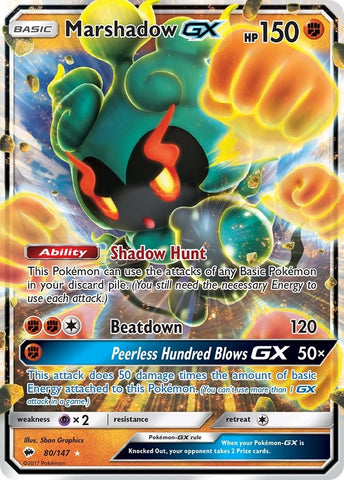Image for Marshadow GX (80/147) [SM - Burning Shadows]