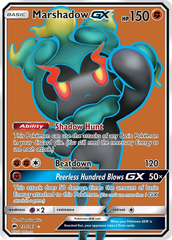 Image for Marshadow GX (Full Art) (137/147) [SM - Burning Shadows]