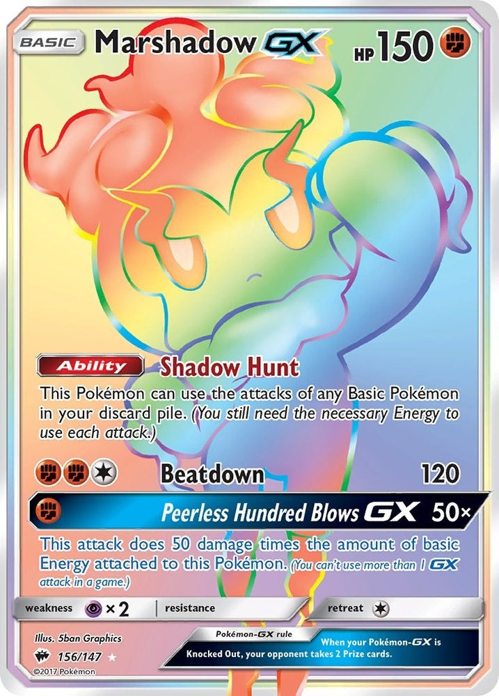Image for Marshadow GX (Secret) (156/147) [SM - Burning Shadows]