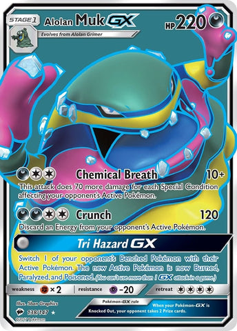 Image for Alolan Muk GX (Full Art) (138/147) [SM - Burning Shadows]