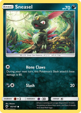 Image for Sneasel (85/147) [SM - Burning Shadows]