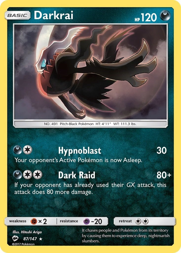 Image for Darkrai (87/147) [SM - Burning Shadows]