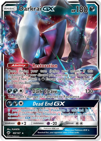 Image for Darkrai GX (88/147) [SM - Burning Shadows]