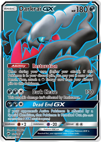 Image for Darkrai GX (Full Art) (139/147) [SM - Burning Shadows]