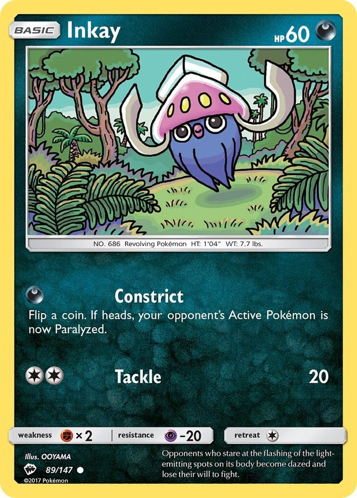 Image for Inkay (89/147) [SM - Burning Shadows]