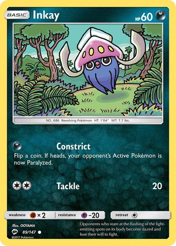 Image for Inkay (89/147) [SM - Burning Shadows]