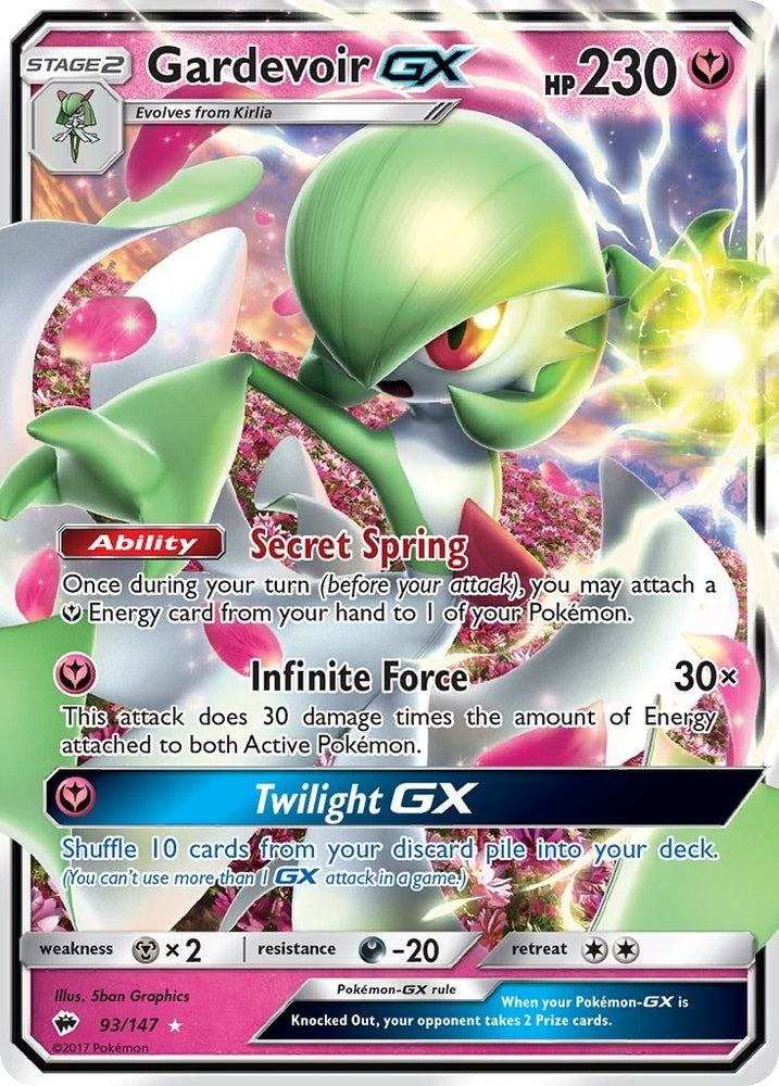 Image for Gardevoir GX (93/147) [SM - Burning Shadows]