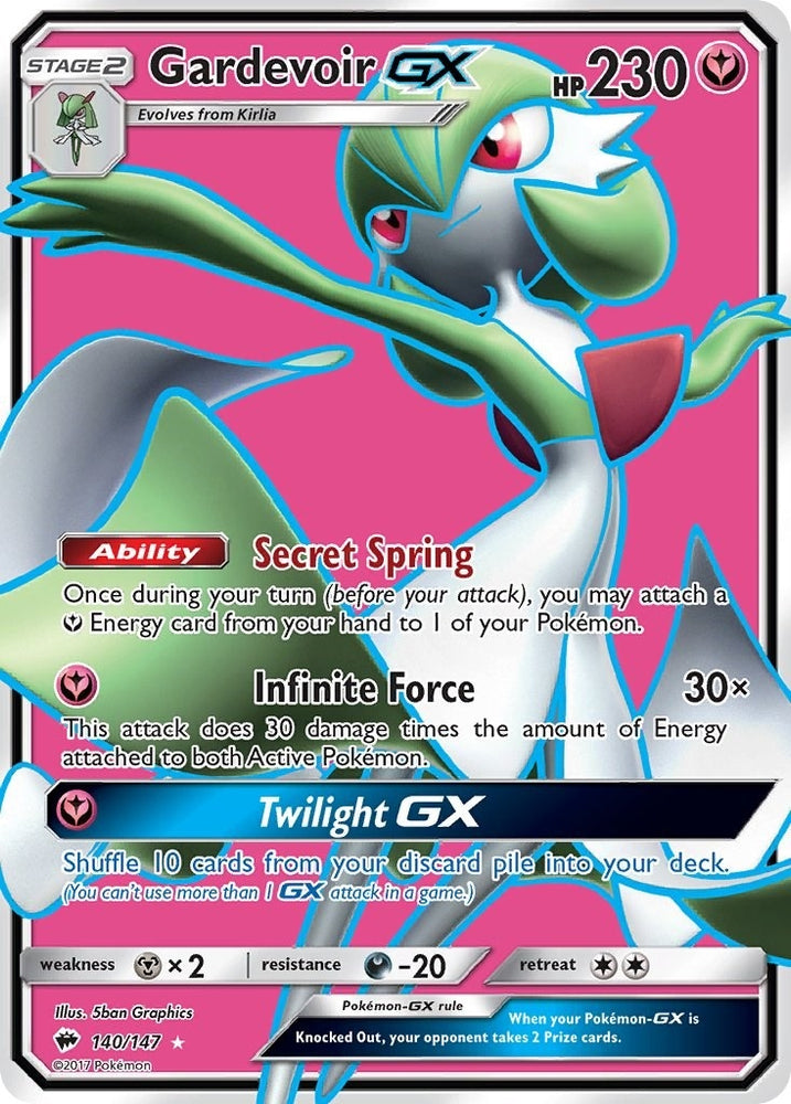 Image for Gardevoir GX (Full Art) (140/147) [SM - Burning Shadows]