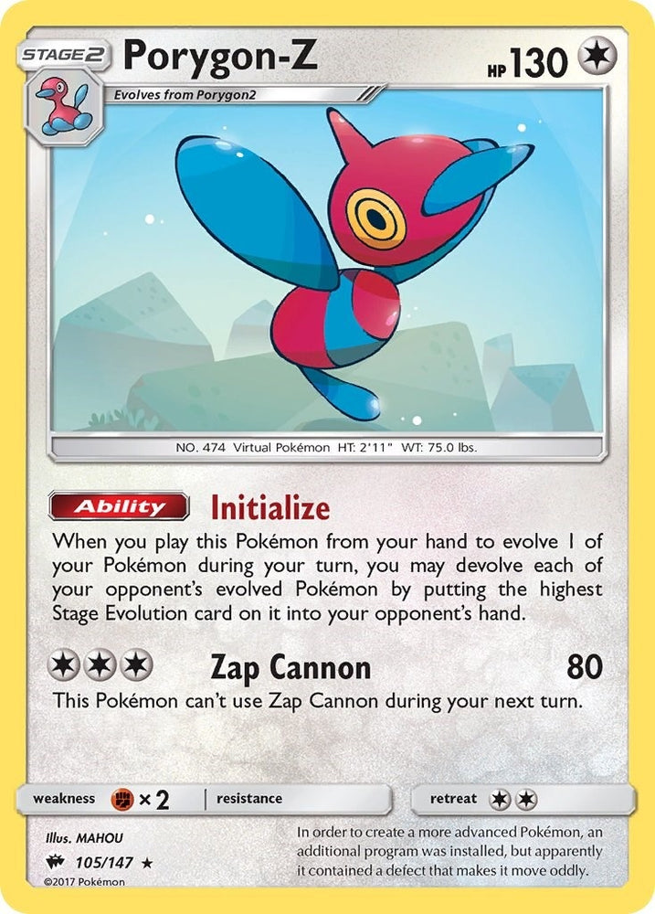 Image for Porygon-Z (105/147) [SM - Burning Shadows]