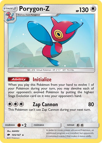 Image for Porygon-Z (105/147) [SM - Burning Shadows]