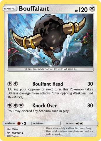 Image for Bouffalant (108/147) [SM - Burning Shadows]