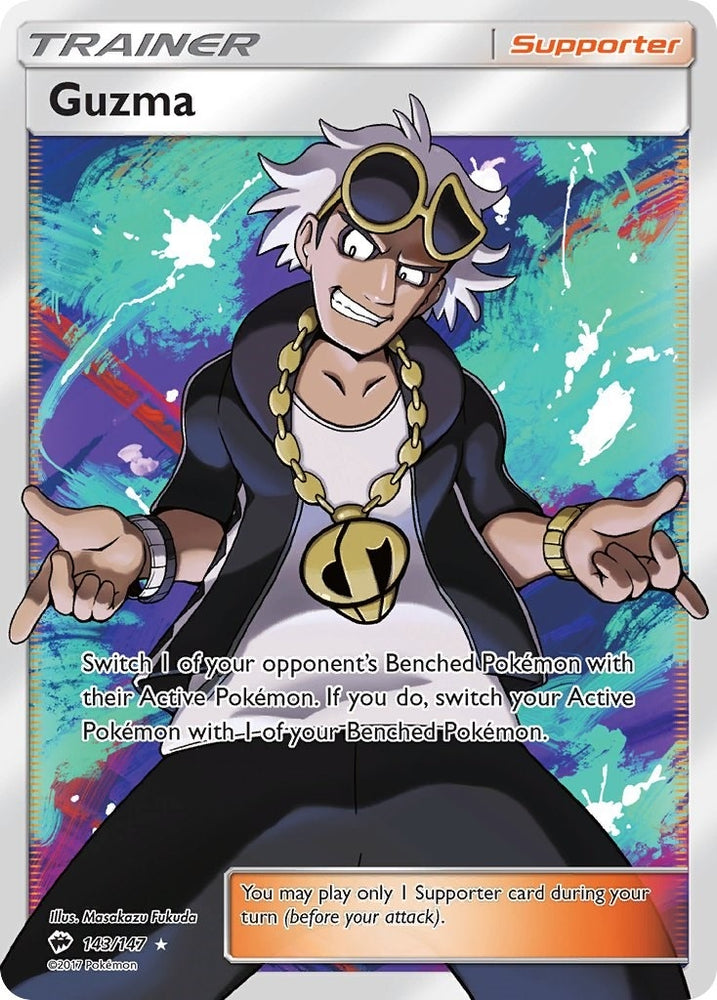 Image for Guzma (Full Art) (143/147) [SM - Burning Shadows]