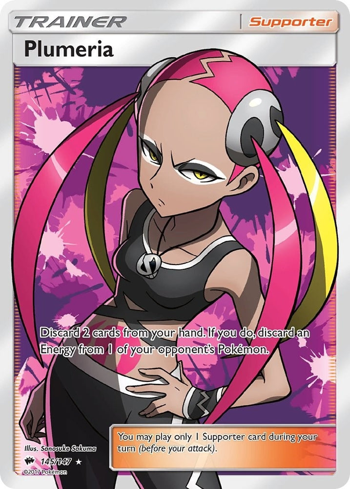 Image for Plumeria (Full Art) (145/147) [SM - Burning Shadows]