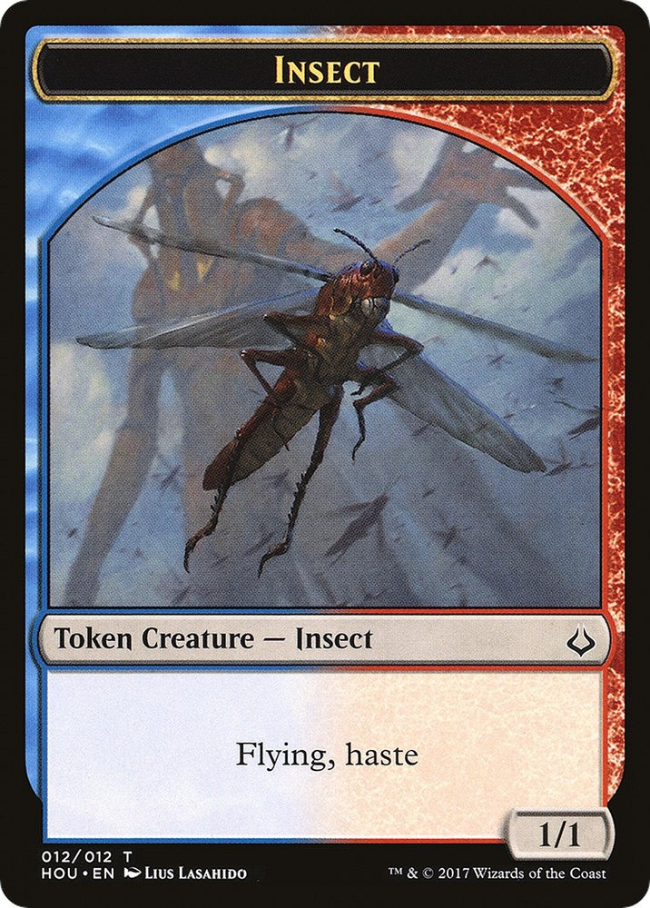 Image for Insect // Warrior Double-Sided Token (12 // 17) [Hour of Devastation]