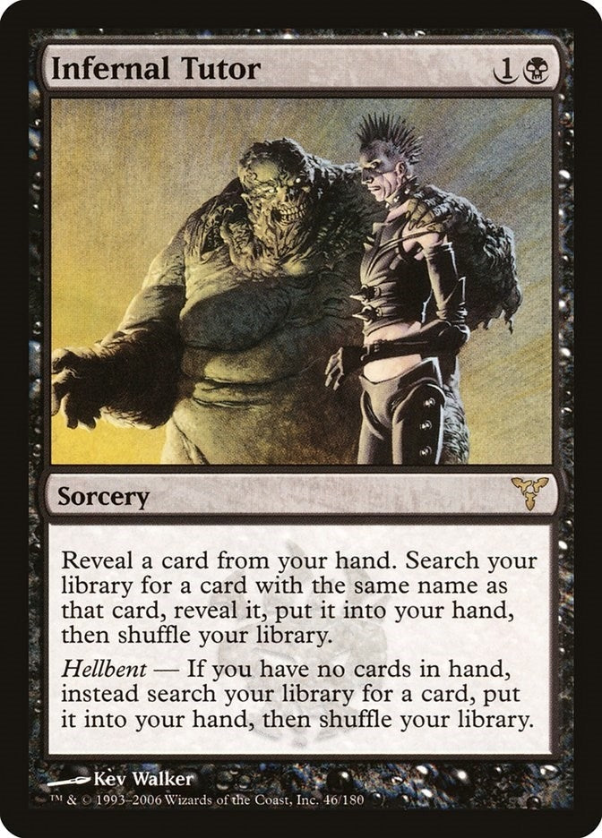 Image for Infernal Tutor (46) [Dissension]