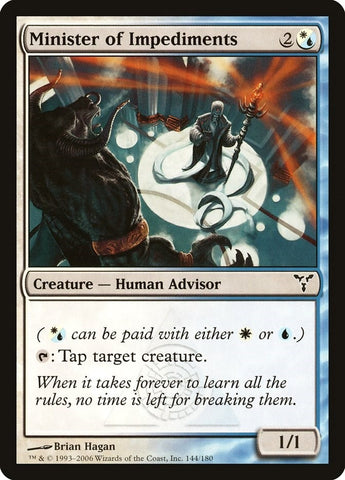 Image for Minister of Impediments (144) [Dissension]