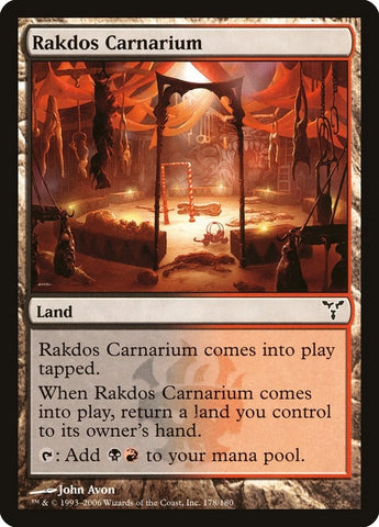Image for Rakdos Carnarium (178) [Dissension]