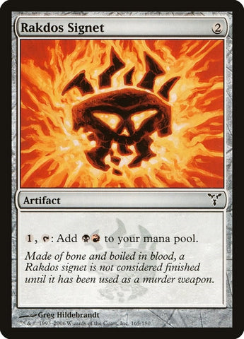 Image for Rakdos Signet (165) [Dissension]